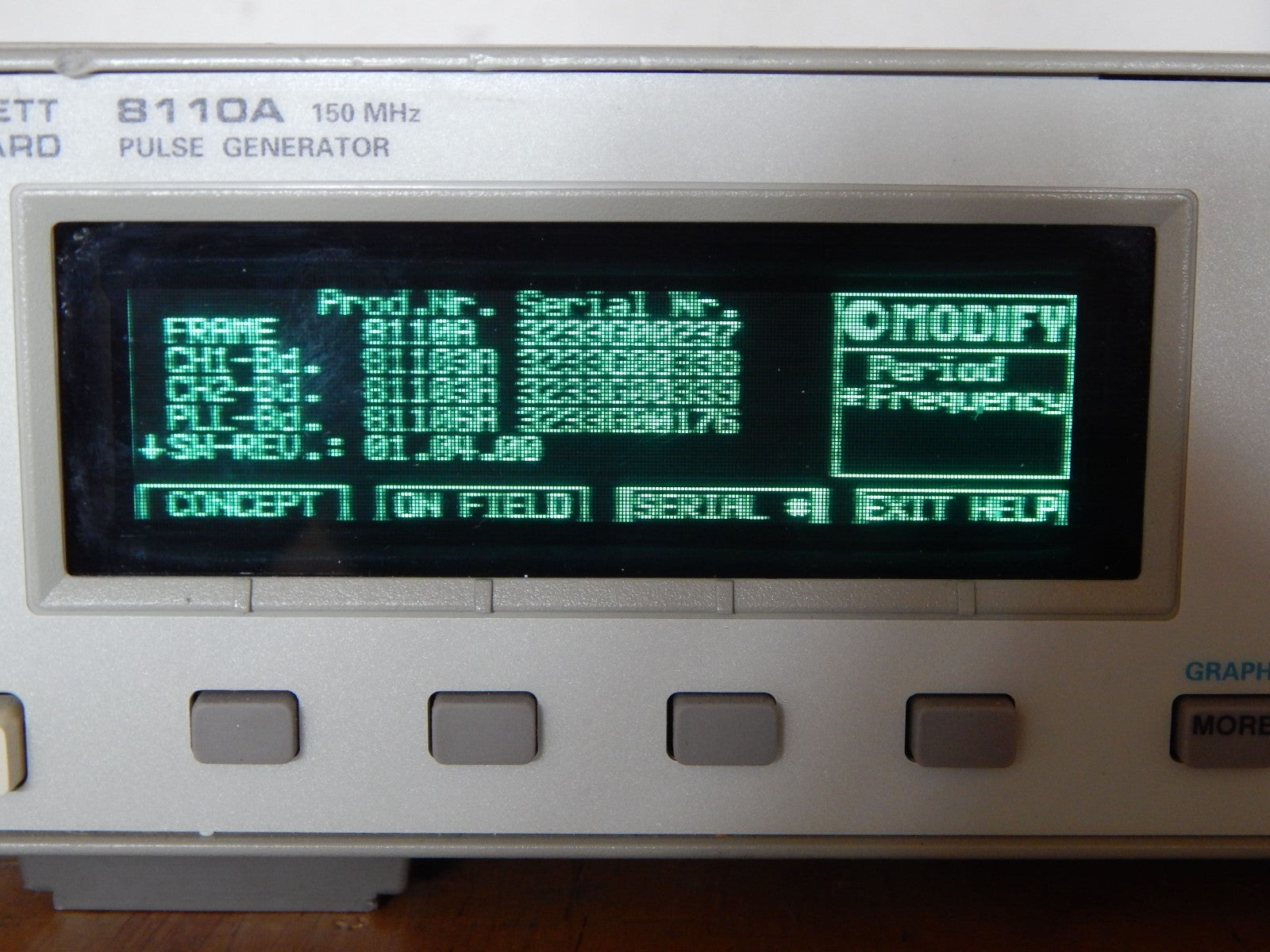 Agilent 8110A Pulse Generator w 2 of 81103A and 81106A (PLL) Agilent 8110A Pulse Generator w 2 of 81103A and 81106A (PLL)